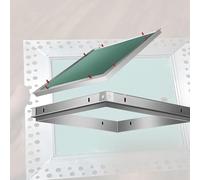 panel de acceso Longitud de apertura 15 25 35 45 55 60 cm Panel de acceso, escotilla de inspección de yeso pintable de 9-1/2 cm de espesor(A,W 25 CM L 60 CM)