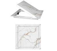 Panel de acceso magnético de metal, escotilla de inspección texturizada para pared y techo, puerta de acceso para válvula de agua y conducto HVAC de 500 x 500 mm