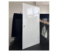 Panel de acceso metálico con cerradura, Puerta de inspección aluminio con cerradura, color blanco, varios tamaños(45x85cm)
