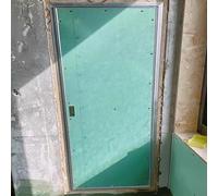 Panel de acceso oculto para paneles de yeso de 28x28in / 710 mm, cubierta de yeso pintable para acceso eléctrico, elegante para un fácil acceso y mantenimiento, ajustable de 500 a 1200 mm
