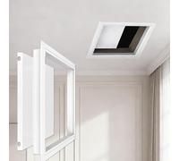 Panel De Acceso Oculto para Techo Trampilla Pladur, Trampilla Pladur Tapa De Registro para Ducha De Baño, Aluminio, Placa De Servicio De Revisión De Inodoro(8x14in/20.3x35.6cm)