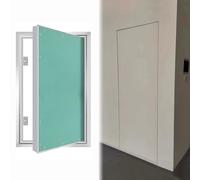 Panel de acceso oculto prémium de 71 x 81 cm para pared de yeso, marco de metal duradero, para reparaciones de baño y ático, fácil instalación