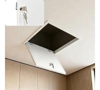 Panel de Acceso Panel de Acceso Al Techo con Llaves y Cerradura, Puerta de Acceso Al Ático con Marco de Aluminio para Instalaciones Eléctricas y de Plomería, Tapa de Orificio(28x36in (70x90cm))