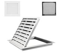 Panel de acceso, Panel de acceso con persianas Cubierta ventilación aleación aluminio varios tamaños, color blanco(23.6x23.6in(60x60) cm)