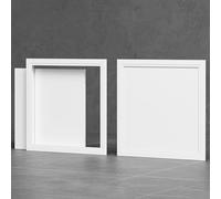 Panel De Acceso Para Ático - Puerta De Servicio De Aluminio Extraíble, Cable De Baño Tapa De Acceso Con Tapas Ocultas, Fácil De Abrir, Panel De Puerta De Hueco De Servicio(12x17.7in(30x45) cm)