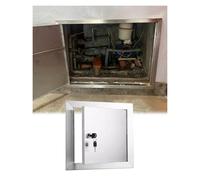 Panel de acceso para fontanería y reparación de equipos, puerta de inspección oculta con cerradura y llave, fácil acceso para mantenimiento