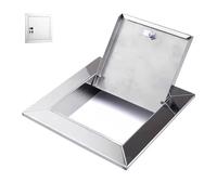 Panel de Acceso para Paneles de Yeso, Claraboya Techo, Trampilla de Inspección con Cerradura y Llaves, Puerta de Acceso de Acero Inoxidable(15x15cm/6x6in)