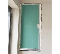 Panel de acceso para paneles de yeso con asa, puerta de acceso a la pared que se puede pintar para fontanería e inspecciones, diseño de montaje empotrado para una fácil instalación
