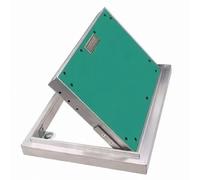 Panel de acceso para paneles de yeso de montaje empotrado de 12 x 16, 30 x 30, 36 x 36 pulgadas, para pintar, puerta de acceso de inspección de aluminio resistente al fuego con asa para cableado