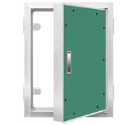 Panel de acceso para paneles de yeso, marco de aluminio, puerta de fácil acceso, cubierta de inspección pintable para servicios públicos
