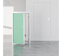 Panel de acceso para paneles de yeso pintable para garaje y ático, puerta de pared oculta para un fácil acceso, ideal para ocultar tuberías y líneas, perfecto para decoración y renovación del hogar
