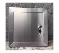 Panel de acceso para paneles de yeso, puerta metálica con pestillo giratorio de 360 grados, tapa de orificio de pared, puerta de acceso plomería para hoteles(28x56cm/11x22")