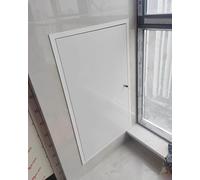 Panel de acceso para techo de pared, puerta de acceso al ático, escotilla de inspección con pestillo de llave para cables de fontanería, espacio de arrastre