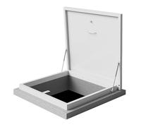 Panel de acceso para tragaluz, puerta de escotilla de techo con cerradura de llave, 70 x 100 cm / 27.6x39.4 in, acceso seguro al techo y cubierta de ventilación de mantenimiento para una fácil