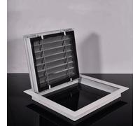 Panel de Acceso para ventilación de Paneles de Yeso, Tablero para revisión de Orificios en Paredes y techos, Puerta de Acceso de ventilación con Rejilla y filtros, Tapa para Caja de medidor
