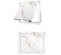 Panel de acceso pequeño cuadrado 6 8 10 12 14 16 18 20 24 pulgadas, puerta de acceso de escotilla de pared de techo con cerradura a presión for baño/cocina/ático/gabinete(2,0.5x0.7ft/150x200mm)