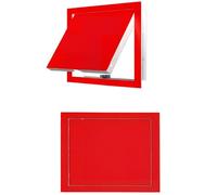 Panel de acceso pequeño cuadrado 6 8 10 12 14 16 18 20 24 pulgadas, puerta de acceso de escotilla de pared de techo con cerradura a presión for baño/cocina/ático/gabinete(13,1.1x1.1ft/350x350mm)