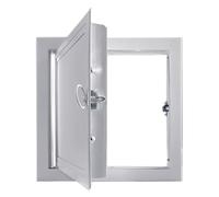 Panel de Acceso pequeño para Paneles de Yeso, Cubierta de Panel eléctrico empotrada para Interiores y Exteriores, Panel de Acceso para Puerta de casa Comercial con Tornillos (53 x 94 cm)