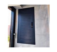 panel de acceso Puerta de acceso al espacio bajo el suelo de 60, 70, 80, 90, 100 y 110 cm de altura, puertas de inspección de fontanería extraíbles de aluminio(Black WxH,20x22in/50.8x55.9cm)