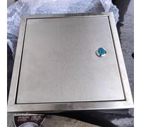 Panel de Acceso Puerta de Acceso de Acero Inoxidable de 15, 20, 25, 40 y 60 cm, Panel de Acceso con Trampilla de Pared con Cerradura y Llave, Puerta de Acceso Resistente(6x6in/15x15cm)