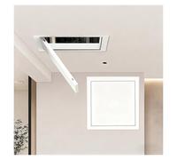 panel de acceso Puerta de acceso montada en pared o techo, 6x6« 8x8»10x10« 12x12»14x14« 16x16» 20x20" Pestaña táctil Cubierta de agujero en pared de aleación de aluminio(White,7.9x5.9in/200x150mm)