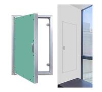 Panel de acceso resistente para paneles de yeso pintable, puerta de ático de montaje empotrado para fontanería y escotilla de acceso extraíble (35 x 45 cm), duradero y fácil instalación