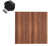 Panel De Acceso Tipo Magnético De Grano De Madera, Puerta De Acceso | Sello Que Bloquea El Polvo, Resistente A Arañazos Y Desgaste, Bordes Pulidos Suaves, Marco(Sandalwood Grain,20x30cm)