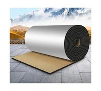 Panel de aislamiento de pared autoadhesivo, aislamiento de papel de aluminio y almohadilla absorbente de sonido, adecuado for paredes y capós de automóviles.(1*6m/3.2*19.7ft,10MM(THK))