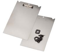 Panel de aluminio para escribir Tarifold, para montaje en carros, para DIN A4