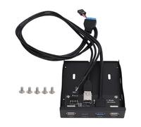 Panel de bits de Unidad de Disquete USB3.2 GEN1 Type-C, HUB de 3,5 Pulgadas, 19 Pines a Puerto C, Avance y Retroceso de 5 Gbps para para OS X, para Linux