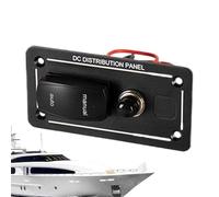 Panel de bomba de cuña para barco | Interruptor de desconexión marina para bomba de cuña | Desconector de corte 12/24V para buques y accesorios de barcos de