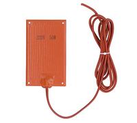 Panel de Calefacción de Caucho de Silicona, Almohadilla de Calentamiento de Goma de Silicona 220V 50W, Almohadillas Térmicas de Silicona Flexible para Válvula Tubería Instrumento Gabinete 90x150mm