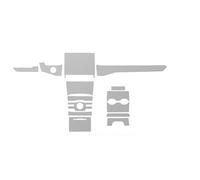 Panel De Cambio Marchas Compatible Con Jeep Para Grand Para Cherokee 2021 2022 2023 2024 1 Juego De Pegatinas Protectoras Para El Panel De Navegación Consola Central Izquierda Y Derecha.