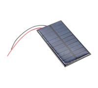 Panel de carga de células solares policristalinas portátil con cable para batería