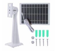 Panel de carga solar 8W A-Grade Silicio resistente a la intemperie (blanco)