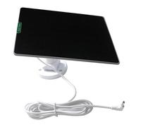 Panel de carga solar | Cargador de batería solar de 50 W para cámara de seguridad, generador impermeable, ahorro de energía, paquete de batería externa ligera para timbre de cámara de seguridad