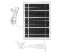 Panel de carga solar de 10 W para cámara de seguridad Arlo Pro 4 Ultra 2 Pro 3 Pro 5S con salida de 5 V y cable de silicona monocristalina impermeable IP65 de 300 cm para uso en exteriores