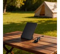 Panel de carga solar de 4 W para cámara Arlo Pro 4 Ultra 2 al aire libre para sistema operado por pilas resistente a la intemperie (negro)