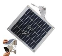 Panel De Carga Solar De 50 Vatios, Con Conectividad De Interfaz Múltiple, 19,3 X 17,3 Cm, Panel Solar, Unidad De Recolección De Sol, Soporte De Energía Continuo, Para Caminatas, Mochileros, Viajes, Ur