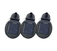Panel de carga solar de rotación de goma, fácil de llevar, placa de alimentación solar fácil de transportar para iluminación de paisaje, cargador de iluminación colgante al aire libre
