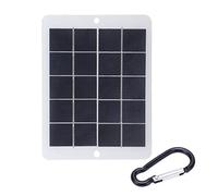 Panel de carga solar de silicio monocristalino - Fuente de alimentación de 3W 5V con corriente máxima de 1000mA para energía móvil e iluminación LED - Módulo de cargador solar