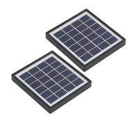 Panel de carga solar doble de 5 W de silicona monocristalina fuerte, pequeñas cargas solares para senderismo, mochileros, emergencias, cargas plegables para viajes
