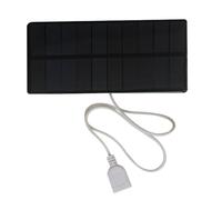 Panel de carga solar, estación solar plegable para exteriores, cargador de teléfono versátil, suministro portátil, batería externa de 5.8 x 2.7 pulgadas, ideal para ventiladores, luces, juguetes,