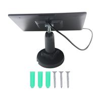 Panel de carga solar para cámaras recargables que mejora el marco de eficiencia de conversión de luz solar