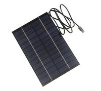Panel de carga solar policristalino de 4 2W para 12V para cámaras de seguridad al aire libre, equipado con interfaz tipo C para una gestión confiable de energía