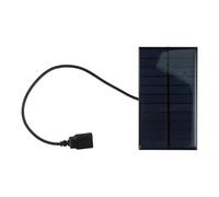 Panel de carga solar USB de 5 V 2 W, tablero de carga portátil, banco de energía de 300 mA para teléfonos móviles y luces LED, camping al aire libre, senderismo, mochileros, viajes, uso