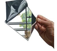 Panel de chapa de acero inoxidable, Espejo 8k superficie 304 hoja de acero inoxidable efecto espejo placa de acero inoxidable DIY con protección de película(200 * 200 * 0.8mm)