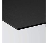 Panel de chapa Forex de 50 x 70 cm, de PVC negro, de alta calidad, grosor de 3 mm