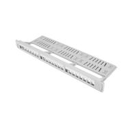 PATCH PANEL LANBERG 24 PUERTOS 1U RACK 19 ORGANIZADOR MODULOS KEYSTONE GRIS