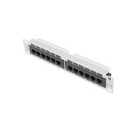 LANBERG Patch Panel 10'', 12 Port 1U, Cat.5E, Gray